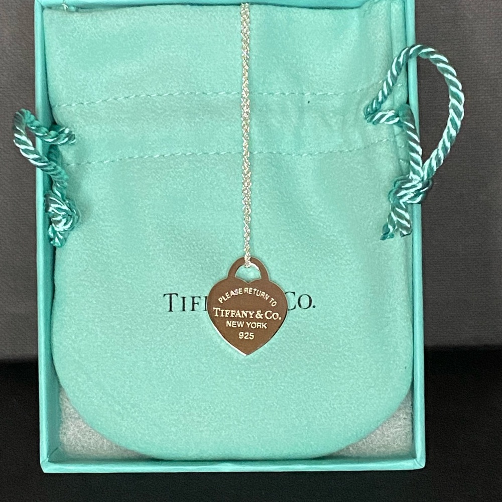 Tiffany and company sterling silver return to Tiffany heart Tag necklace